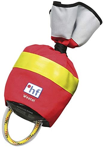 HF Wurfsack Weasel 18m, 7,5mm, Farbe:rot/gelb