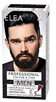Elea Men Professional Color & Care Keine Ammoniakcremefarbe für Männer für Haare, Bart und Schnurrbart (schwarz 1.0)
