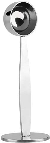 Cuchara Prensadora de Café Espresso, Acero Inoxidable, 14 cm, 87g, con Soporte