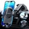 VANMASS Handy Halterung Auto, 2025 Upgrade EIN-klick Automatische Klemmung, 4 in 1 handyhalter Auto Lüftung&Saugnapf Handyhalter Auto für Alle Handys, iPhone 16 Samsung S24 Huawei Mate 70 pro usw