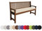 chilly pilley Bankkissen Wasserabweisend Bankauflage Bankpolster Reißverschluss mit Schlaufen Bankpolster Sitzkissen Kissen für Gartenbank Gartenbankauflage (160x40x5, Creme)