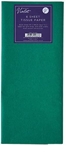 Partisan Seidenpapier, 6 Blatt, dunkelgrün