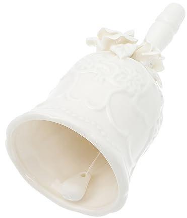 TOPBATHY 1pieza Campana De Cerámica Para Restaurantes Campana Manual Sonora Para Atención Cerámica