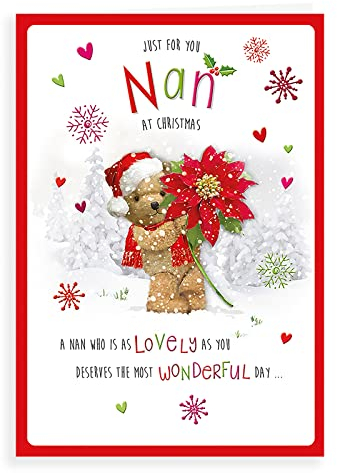 Regal Publishing Weihnachtskarte, Motiv: Oma, 22,9 x 15,2 cm