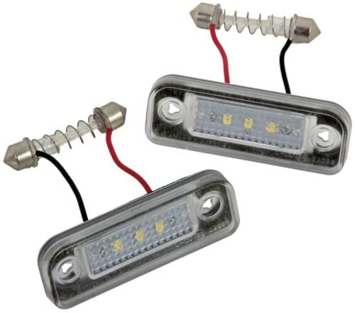 Modifycar LED-Kennzeichenbeleuchtung für Mercedes E-Klasse | W211 | S211 | 2002-2009 Canbus SMD Kennzeichenbeleuchtung weiß