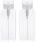 Operitacx 2Pcs 300 ML Clair Vide Pompe Distributeur Nettoyant Pousser vers Le Manucure Vernis à Ongles Dissolvant Alcool Clair Cosmétique Lotion Conteneur