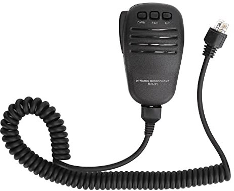 Kurzwellen-Mikrofonlautsprecher, Handmikrofon Kurzwellen-Handfunklautsprecher-Mikrofon für Yaesu Ft-817 Ft-857 Ft897 FM