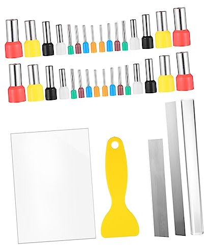 NUOBESTY 1satz Teiliges Töpferwerkzeug Edelstahl Modellieren Formen Und Glätten Von Polymer Inklusive Schneidewerkzeugen Und Schaber Für Kreative Bastelprojekte
