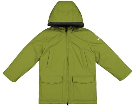 Champion Legacy Outdoor B (306873) -Light Neoprene Woven145gr Hooded Veste, Vert (GS573), 13-14 Years Garçon