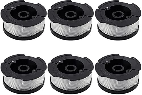 Lot de 6 bobines de Fil A6481 A6485 pour Coupe-Bordures Black Decker
