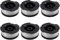 Lot de 6 bobines de Fil A6481 A6485 pour Coupe-Bordures Black Decker