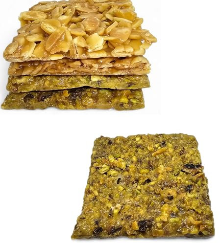 BRICIOLIAMO...[ 500 gr ] - Croccante al Pistacchio Artigianale - 45% PISTACCHIO - Dolci Tipici Siciliani, Prodotti in Sicilia. (PISTACCHIO, 500gr | 16 pezzi)