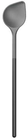 Rosti Optima Kochlöffel Kunststoff, Rührlöffel mit Spitze/Spitzlöffel, Hitzebeständig bis zu 220°C, Spülmaschinenfest, aus Nylon, Länge 31 cm, Durchmesser Kopf 5,5 cm, Schwarz