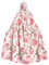 Bxzpzplj Pink Teapot Print Hooded Cloak Adults,Carnival Witch Cosplay Robe Costume,Carnival Party Supplies,185cm
