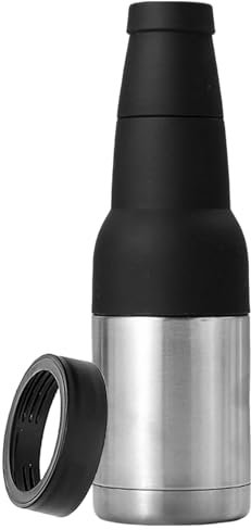 Vakuumisolierte Bierflasche | Isolierter Bierflaschenhalter | Kühltasche | 340.2 g Flaschen Isolator Isoliert Flaschen Hülse Flaschenkühler mit Gurt Isolierter Flaschenhalter für Bier