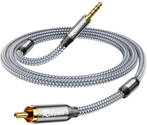 Cavo da jack a RCA a 4 pin, cavo jack a RCA, cavo audio stereo da 3,5 mm a RCA-1,2 m