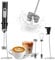 SOUTHMAN Milk Frother Foamer with Stainless Steel Stand, Rechargeable Electric Milk Frother Handheld Whisk, Drink Mixer for Latte, Cappuccino