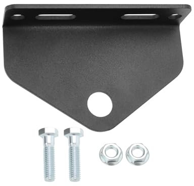 EMSea Anhängerkupplungszubehör, 12,7 cm, robuster Stahl, Nulldrehung, Mäher, Anhängerkupplung mit Befestigungsschrauben, geeignet für 5–7,6 cm und 12,7 cm Bolzenmitte, Rasentraktor, ATVs, UTVs,