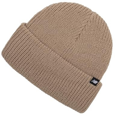 New Balance Unisex Fisherman Beanie Herren & Damen Knit Wintermütze Einheitsgröße, Steingut, Einheitsgröße