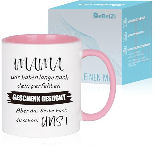 Tassen für Mama zum Muttertag, Geburtstag, Erntedankfest, Weihnachten - Kaffeetasse to Go für Frauen, 330ml