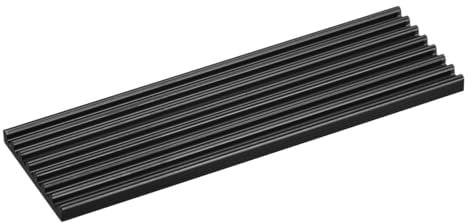 sourcing map 1 Pack M.2 2280 Nvme SSD Heatsink Cooler with Thermal Pad Alloy Aluminum Heat Sink Cooling Sink for PC Laptop, 70x22x3mm, Black