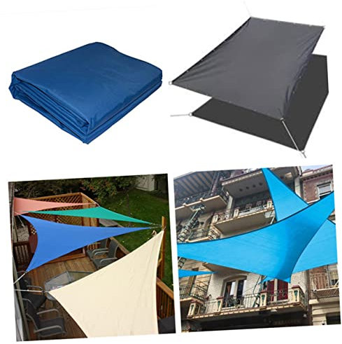 Levemolo Quadratisches Sonnensegel Aus Polyester Uv-Schutz Für Garten Pool Und Terrasse