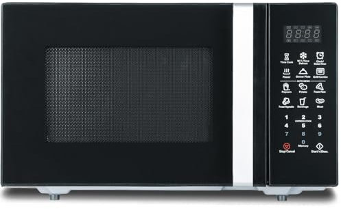 Smad 25L Combination Microwave, 900W Microwave, 1000W Grill with Grill Rack Grill Pan, 9 Auto Menus, 11 Power Levels, Defrost Function, Stainless Steel