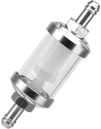 Gmokluytw Filtro olio benzina moto,Filtro benzina moto | Filtro olio visibile trasparente | Filtro olio benzina per moto ATV e piccoli motori, di ricambio per coppa 'olio