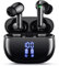 HUIFU Ear Buds Wireless Earbuds - Bluetooth Headphones 40H Playtime LED Display Deep Bass Stereo in-Ear Earphones with IPX7 Waterproof for iPhone Android Phone Tablet Laptop, Black