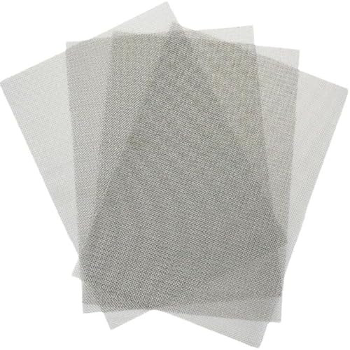4Pcs 304 Stainless Steel Wire Mesh Sheets 20 Mesh A4 Size Mouse Rodent Insect Mesh for Window Door Airbricks Vent Filter 210 X 300mm