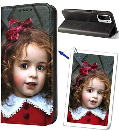 Mixroom - Custodia Cover Personalizzata con la tua Foto per Huawei Y9 PRIME 2019 / P SMART Z Libro in Ecopelle Parte Interna in TPU Morbida Funzione Stand