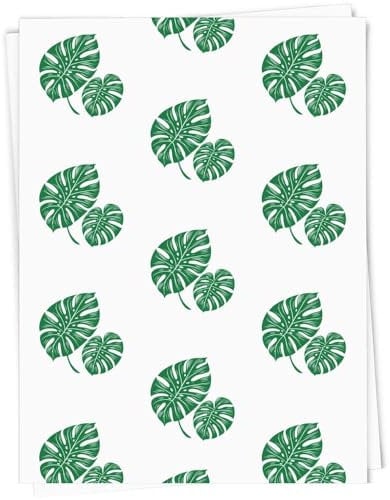 A1 'Monstera Leaves' Gift Wrap/Wrapping Paper Sheet (GI00107739)