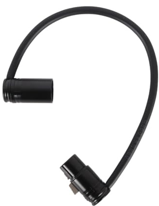 DUZEPA Right Angle XLR Cable,360 Degree Adjustable-Angle XLR Male To Straight Female Microphone Mic Cable Cord Adapter