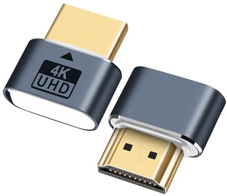 Seminer HDMI Virtual Connector, High-Resolution 4K Virtual Monitor Simulator (with Indicator Light)