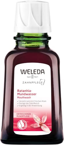Weleda Mundwasser Ratanhia, 50 ml, 2er-Pack (2 x 50 ml)