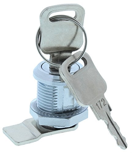 ToniTec Briefkastenschloss Hebelzylinder Lock mit Schlüssel universal M19 x 25 mm verschiedenschließend