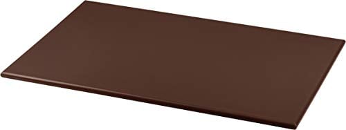 Grunwerg High Density Plastic Chopping Board, Brown, 45 x 30 x 1 cm