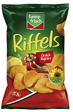 Funny-Frisch Riffels Chili und Paprika, 150 g