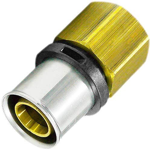Pipetec Press-Übergang Innengewinde 16x2mm - 3/4 DVGW, TH Pressfitting