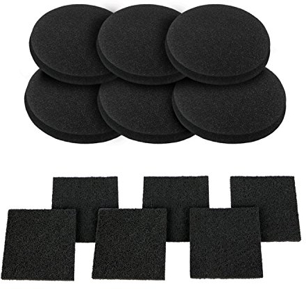 12 Pieces Activated Carbon Filters Compost Bin Filters