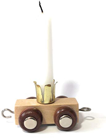 Buchstabenzug | Geburtstags Zahlen und Waggon mit Kerzenhalter | Holzeisenbahn | EbyReo? Namenszug aus Holz | personalisierbar | Geburtstag oder als Deko f?r den Geburtstagstisch (Waggon Kerze)