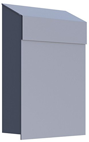 Briefkasten Design Wandbriefkasten Baby Box grau metallic - Bravios