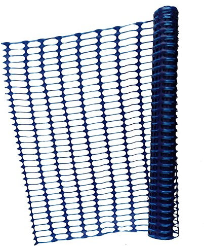 Agility Parcoursabgrenzung, Hundezaun, Sicherheitszaun, Bauzaun, Campingzaun, Abgrenzungszaun 1m hoch, blau, extra reißfest - in verschiedenen Längen, orig. Callieway® (100m Rolle)