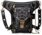 Rullar Halloween Steampunk Hüfttaschen Schultertasche Sport Militär Tactical Beintasche Reisen Klettern Taille Packs Wanderrucksäcke Tasche für Damen Herren Waist Bag Schwarz