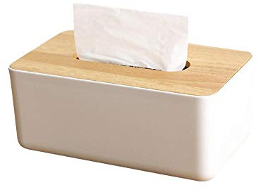 Taschentuchspender, Umweltfreundlich Holz Rechteckige Taschentuchbox Kosmetiktücher Kosmetiktücherbox Tücherbox Kosmetikbox Kosmetiktücher Box Tissue Box für Zuhause Büro Auto