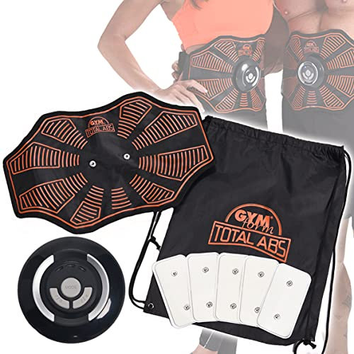 Gymform EMS-Bauchmuskeltrainer Total Abs, elektrischer Bauchweg Trainer Bauchmuskeltrainer für den Muskelaufbau
