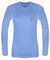 Proviz Womens REFLECT360 Sports T-Shirt – Reflective, Long Sleeve, Fluorescent Running Top for Women, Gym Top, Hi Vis Ladies Running Top Sky Blue