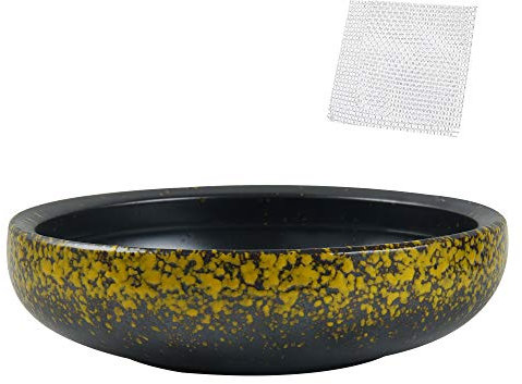 Kilolfy Happy Bonsai Pot - Maceta de cerámica esmaltada para suculentas de 8.5 pulgadas