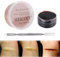 Meicoly Make-up Haut Wachs Spezialeffekte Halloween Set Bühne Fake Wunde Narben Formnarben Wachs mit Spatel, Gerinnungsblut-Gel, 01