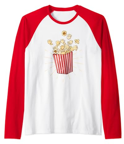 Fasching & Karneval - Retro Popcorn Kostüm Raglan
